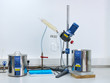 detail of chemical laboratory in a factory