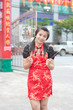 happy Chinese new year - beautiful young Asian woman