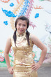 happy Chinese new year - beautiful young Asian woman