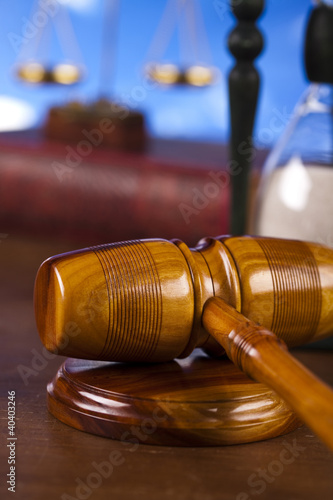 Foto: Judges wooden gavel Judges wooden gavel
