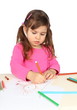 Little Girl Drawing