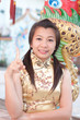 happy Chinese new year - beautiful young Asian woman