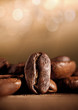 coffee beans with bokeh