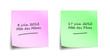 Illustration: Post it fête des mères, fête des pères 2012 Post it fête des mères, fête des pères 2012
