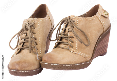 Photo: woman leather boots woman leather boots
