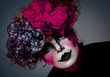 woman mime with knife