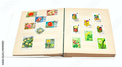 Photo: old stamp book old stamp book