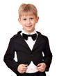 boy with tuxedo and bow tie posing boy with tuxedo and bow tie posing