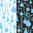 Vector: Science lab seamless pattern Science lab seamless pattern