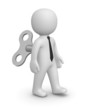 Illustration: Clockwork businessman Clockwork businessman