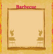 grunge Barbecue Party Invitation