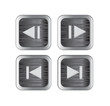 Multimedia control icons Multimedia control icons