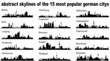 Popular German Skylines Vector