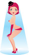 Vector: Cabaret dancer Cabaret dancer