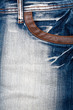 Foto: Closeup shot of jeans front Closeup shot of jeans front