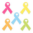 Colorful Cause Ribbons