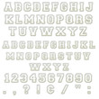Block Letter Alphabet & Numbers