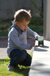 jeu d'enfant dans le jardin