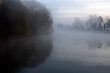Misty dawn on the river