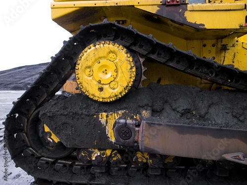 Photo: Bulldozer caterpillar tracks Bulldozer caterpillar tracks