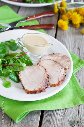 Photo: Roasted pork Roasted pork