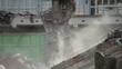 Abriss auf einer Baustelle in HD 1080