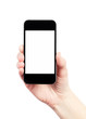 Mobile Smart Phone With Blank Screen Isolated