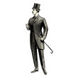 Homme du 19ème siècle