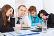 young business people in office