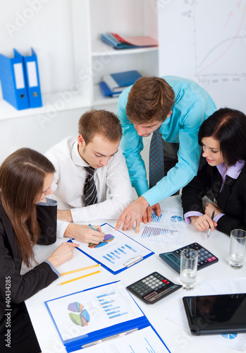 Photo: young business people in office young business people in office