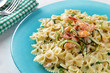 pasta farfalle gamberetti e zucchine