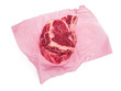 Cote de boeuf im Einwickelpapier