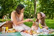 Picnic - mother with children Picnic - mother with children