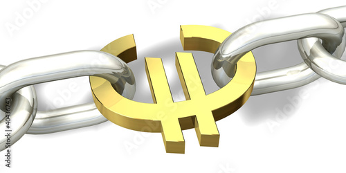 Illustration: Kette Euro Silber Gold1 Kette Euro Silber Gold1