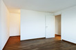 interior empty room, white walls, wooden floor interior empty room, white walls, wooden floor