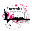 Kunstwerke Skyline von New York City