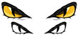 snake eyes vector illustration