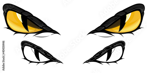 Vector: snake eyes vector illustration snake eyes vector illustration