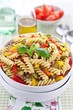 Pasta salad with vegetables