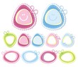 Adorable scrapbook elements. Vector illustration. Adorable scrapbook elements. Vector illustration.