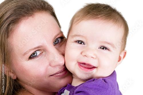 Photo: Happy Baby and Proud Mother Happy Baby and Proud Mother