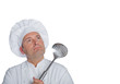 cook isolated on white background