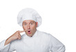 cook isolated on white background