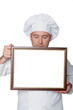 cook isolated on white background