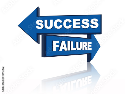 Illustration: Success failure Success failure