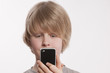 Junge Smartphone