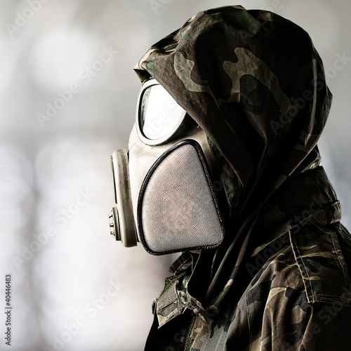 Photo: soldier with mask soldier with mask