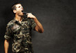 young soldier committing suicide