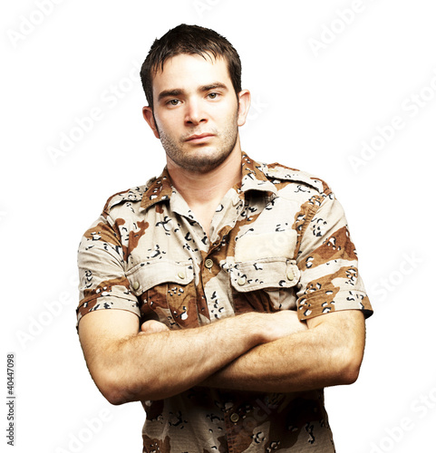 Photo: serious soldier serious soldier