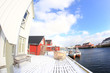 Henningsvær i Lofoten docks